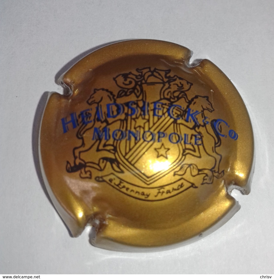 Plaque De Muselet  De Champagne - HEIDSICK & Cie - Monpole - Piper Heidsieck