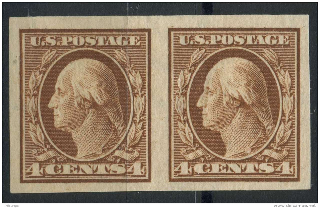 Etats Unis (1908) N 170D (Sans Gomme) Non DenteleÌ - Unused Stamps
