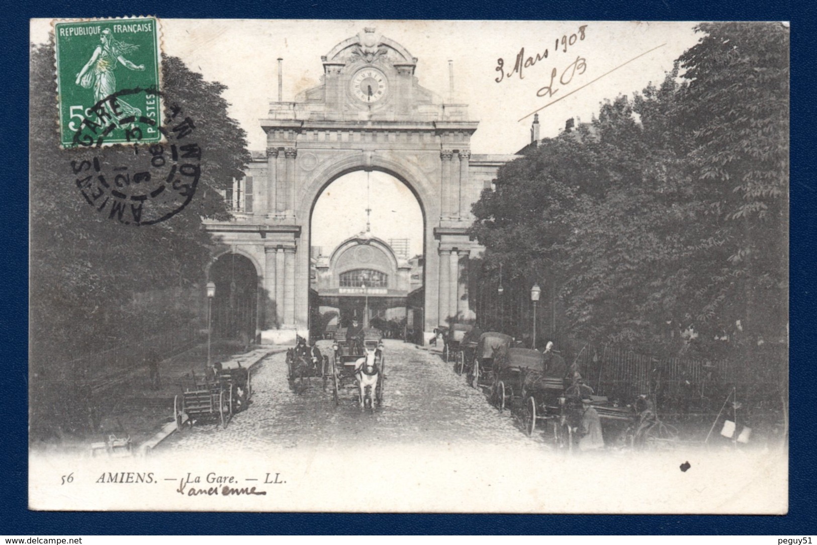 80. Amiens. Ancienne Gare Du Nord. 1908 - Amiens