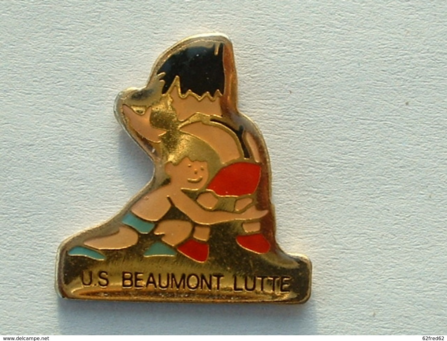 Pin's  LUTTE - U.S BEAUMONT - Wrestling