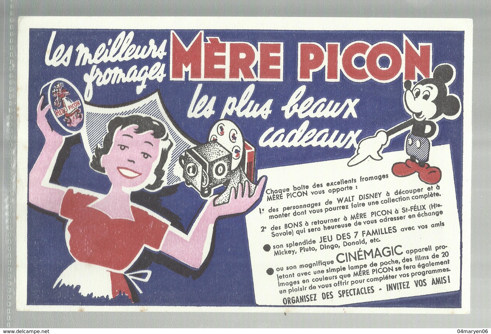 -** MERE  PICON   " -  **-  "" Les  Meilleurs  Fromages  "" - Alimentaire