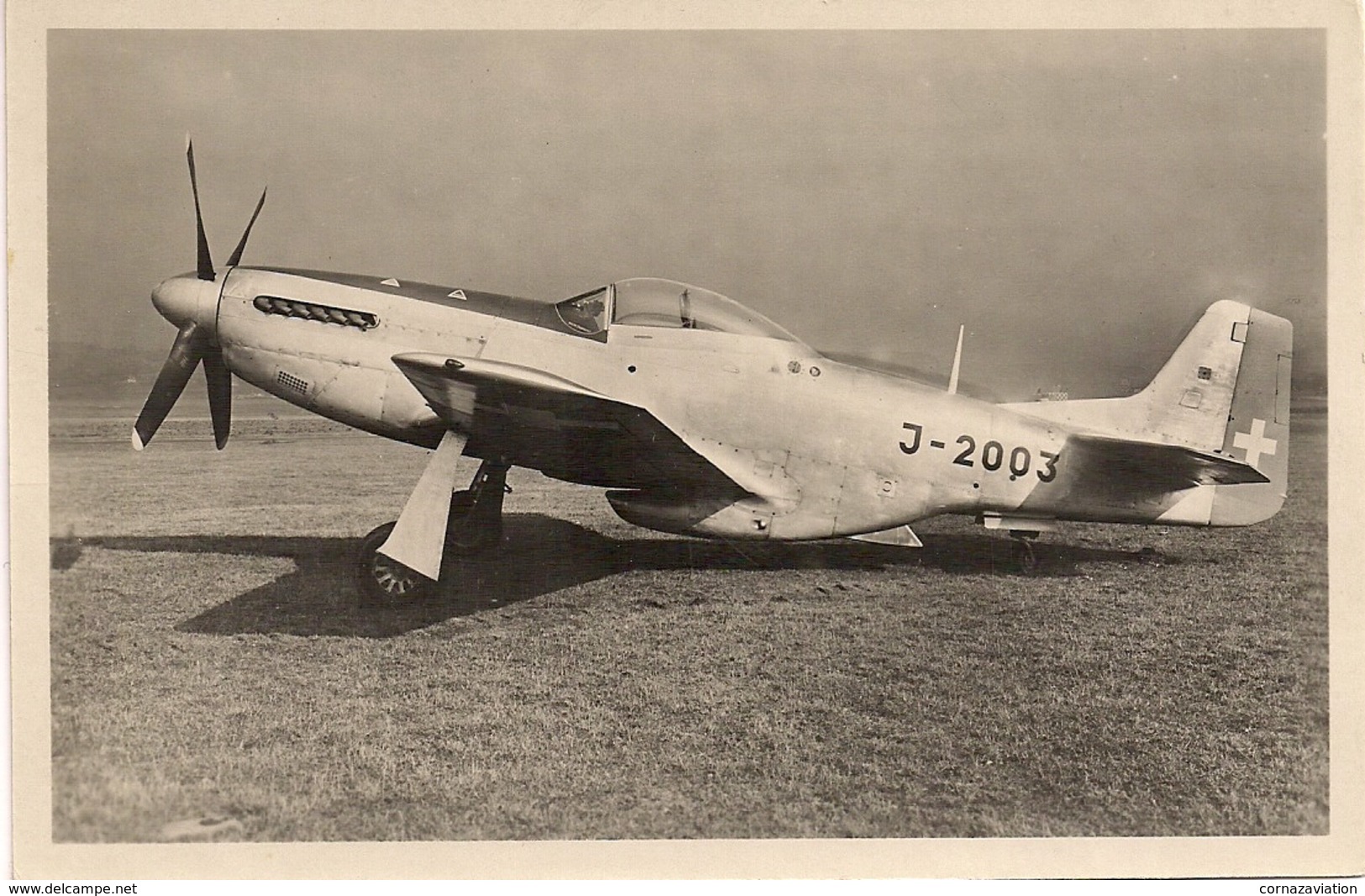 Aviation - Avion Mustang P-51 - Dübendorf 1949 - Armée Suisse - 1946-....: Moderne