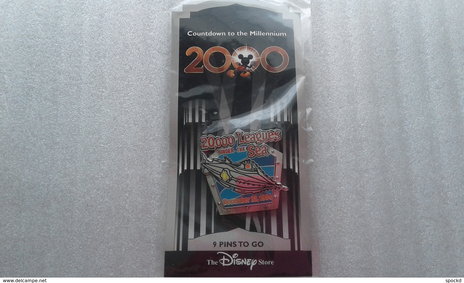 Pin's Disney Pin 422 DS - Compte à Rebours De La Série Millennium # 10 (20 000 Lieues Sous La Mer) - Disney