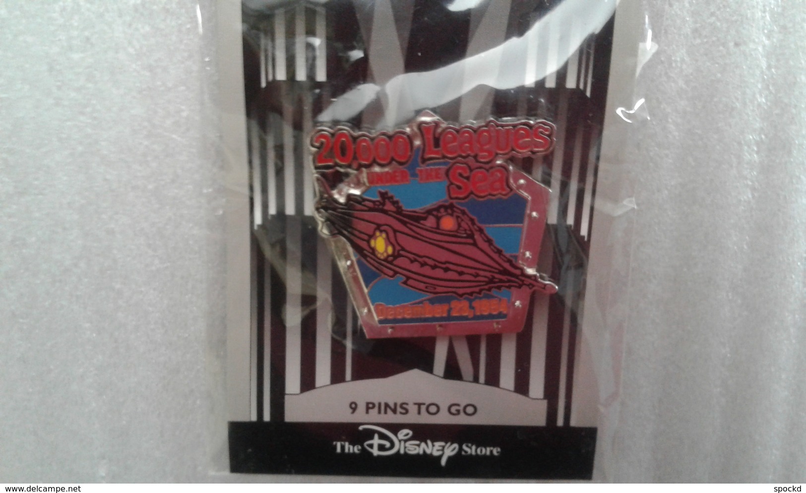 Pin's Disney Pin 422 DS - Compte à Rebours De La Série Millennium # 10 (20 000 Lieues Sous La Mer) - Disney