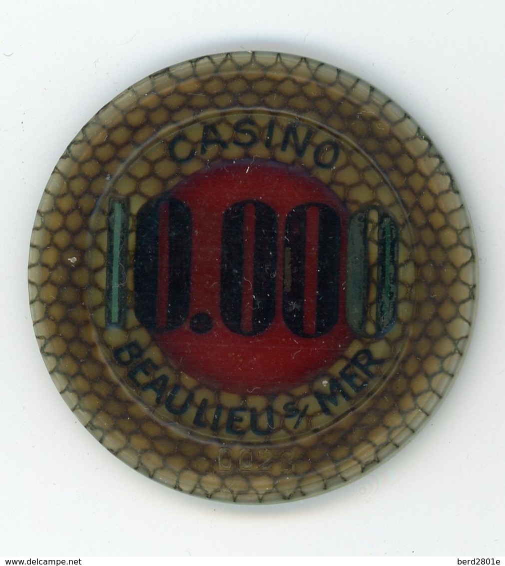 Jetons De Casino Beaulieu Sur Mer (2 Jetons) - Casino