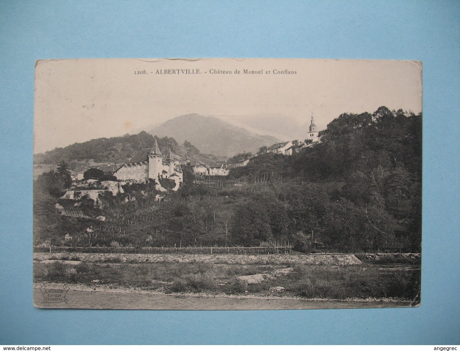 CPA Albertville  Château De Manuel Et Conflans  1911 - Albertville