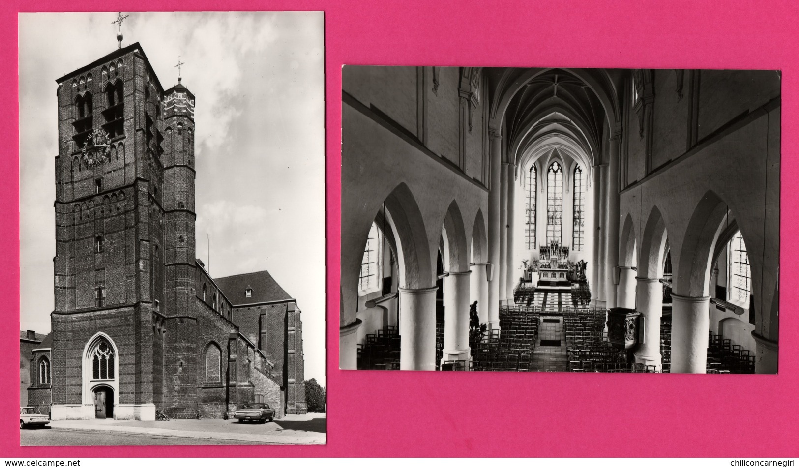 2 Cp - Balen Neet - St Andreaskerk - Binnenzicht - Eglise - Vieilles Voitures - SEVERS - THOMAS - Balen