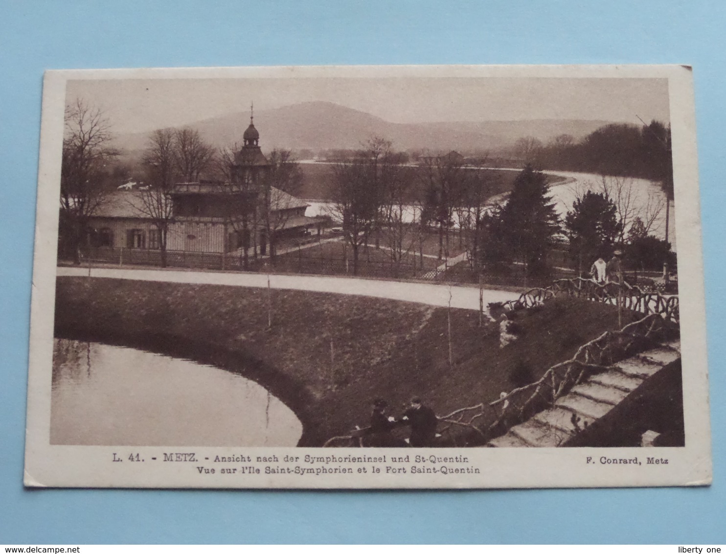 Vue Sur L'Ile Saint-Symphorien Et Le Fort Saint-Quentin / Anno 1918 ( 208e Reg. Inf. ) Gilbert > Eloise ( Voir Photo ) ! - Metz