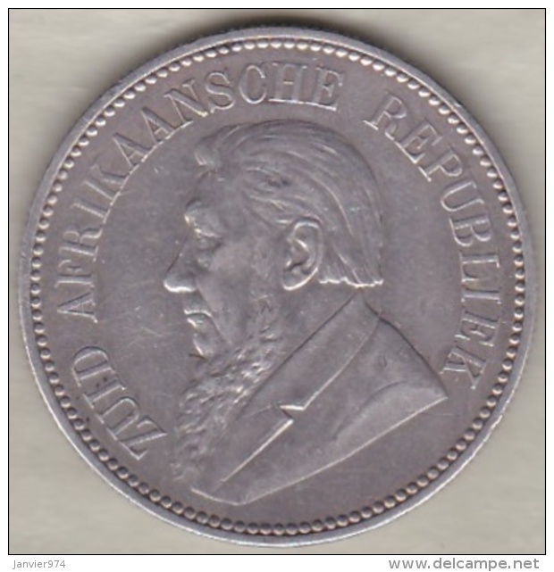 Afrique Du Sud . 2 &frac12; Shillings 1897 . Argent . KM# 7 - Afrique Du Sud