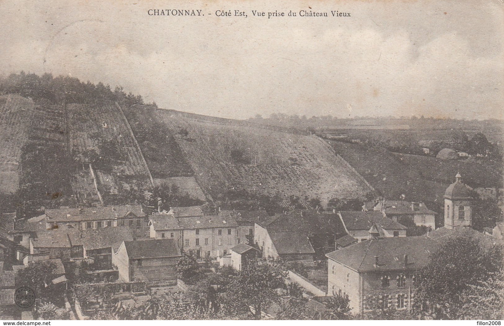 Châtonnay - Côté Est - Vue Prise Du Châteaux Vieux - Châtonnay