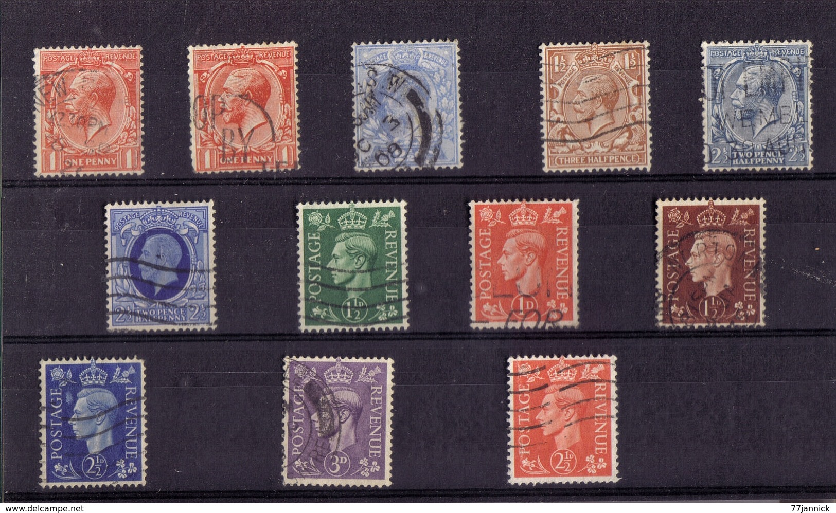 LOT DE TIMBRES  OBLITERE - Collections