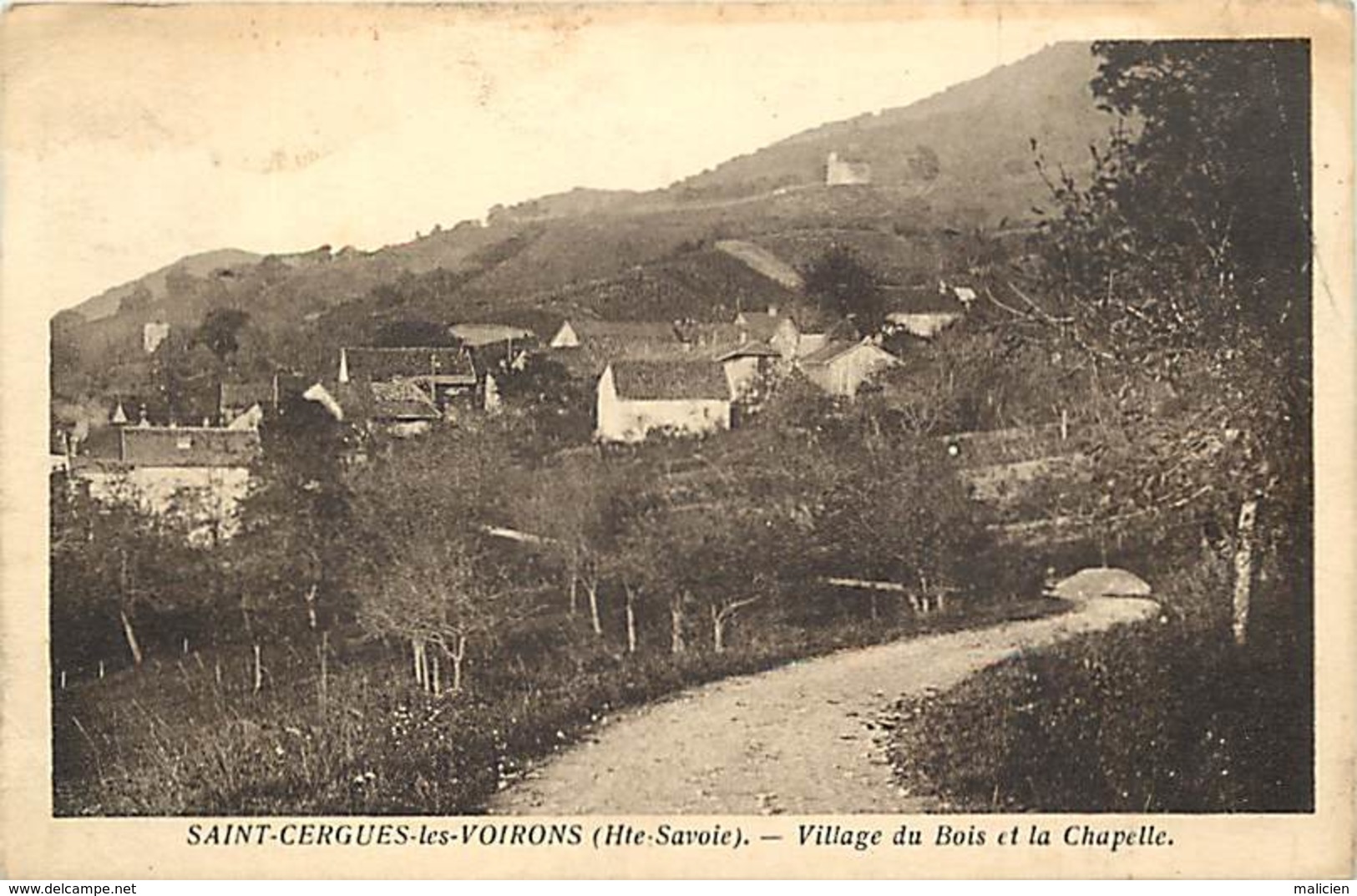 -dpts Div.- Ref-YY227- Haute Savoie - Saint Cergues Les Voirons - St Cergues Les Voirons - Village Du Bois Et Chapelle - - Saint-Cergues