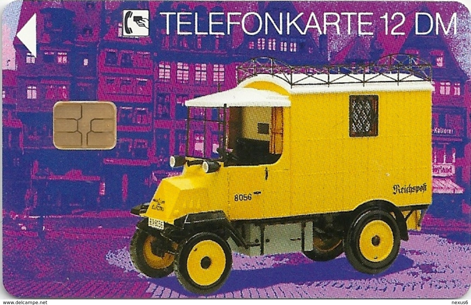 Germany - Historische Postautos 2 - Postauto Mit Elektroantrieb (1929) - E 10-09.93 - 50.000ex, Used - E-Series : D. Postreklame Edition