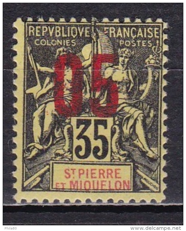 St Pierre Et Mqn N°100* - Neufs