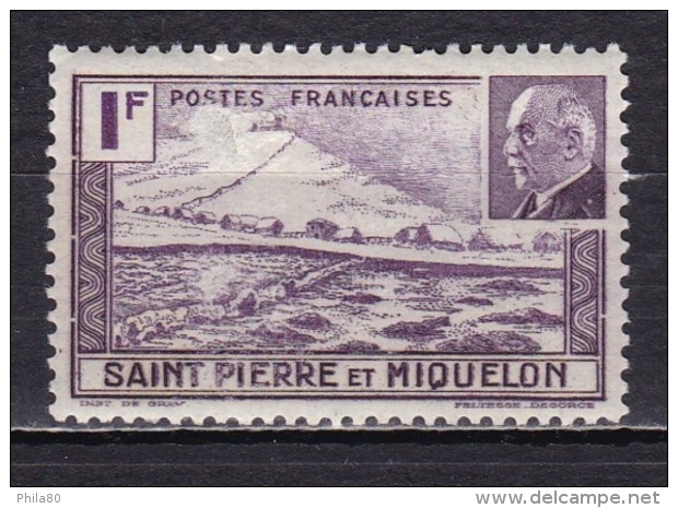 St Pierre Et Mqn N°210* - Neufs