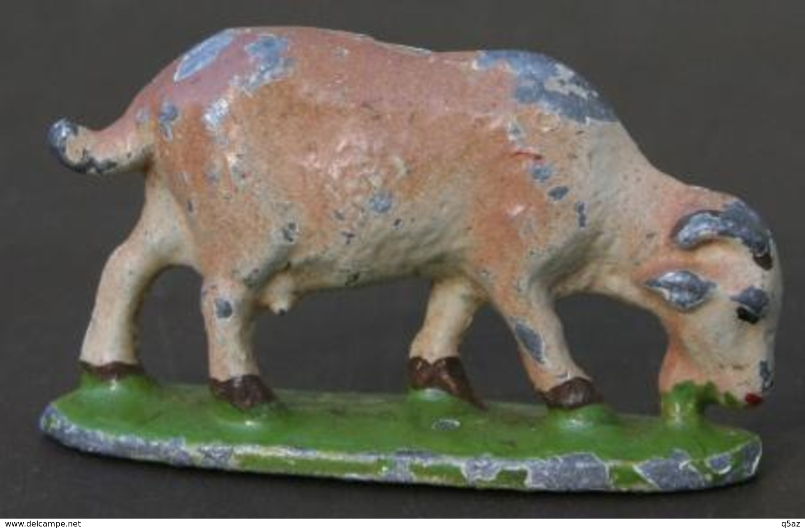 Ca4.c- MOUTON CHEVRE BOUC BREBIS  Figurine Ancienne Animal Métal Alu Ferme - Cochons