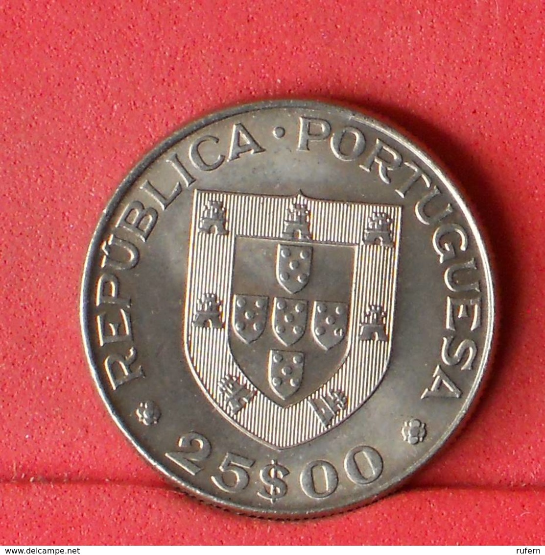 PORTUGAL 25 ESCUDOS 1977 -    KM# 608 - (Nº21197) - Portugal