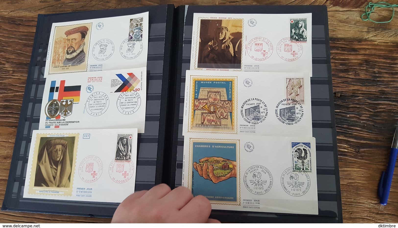 LOT 388552 ALBUM  TIMBRE DE FRANCE OBLITERE PORT A 10 EUROS - Collections (en Albums)