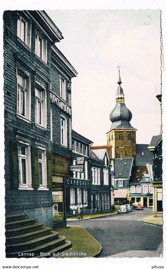 D-8266   REMSCHEID - LENNEP : Blick Auf Stadtkirche - Remscheid