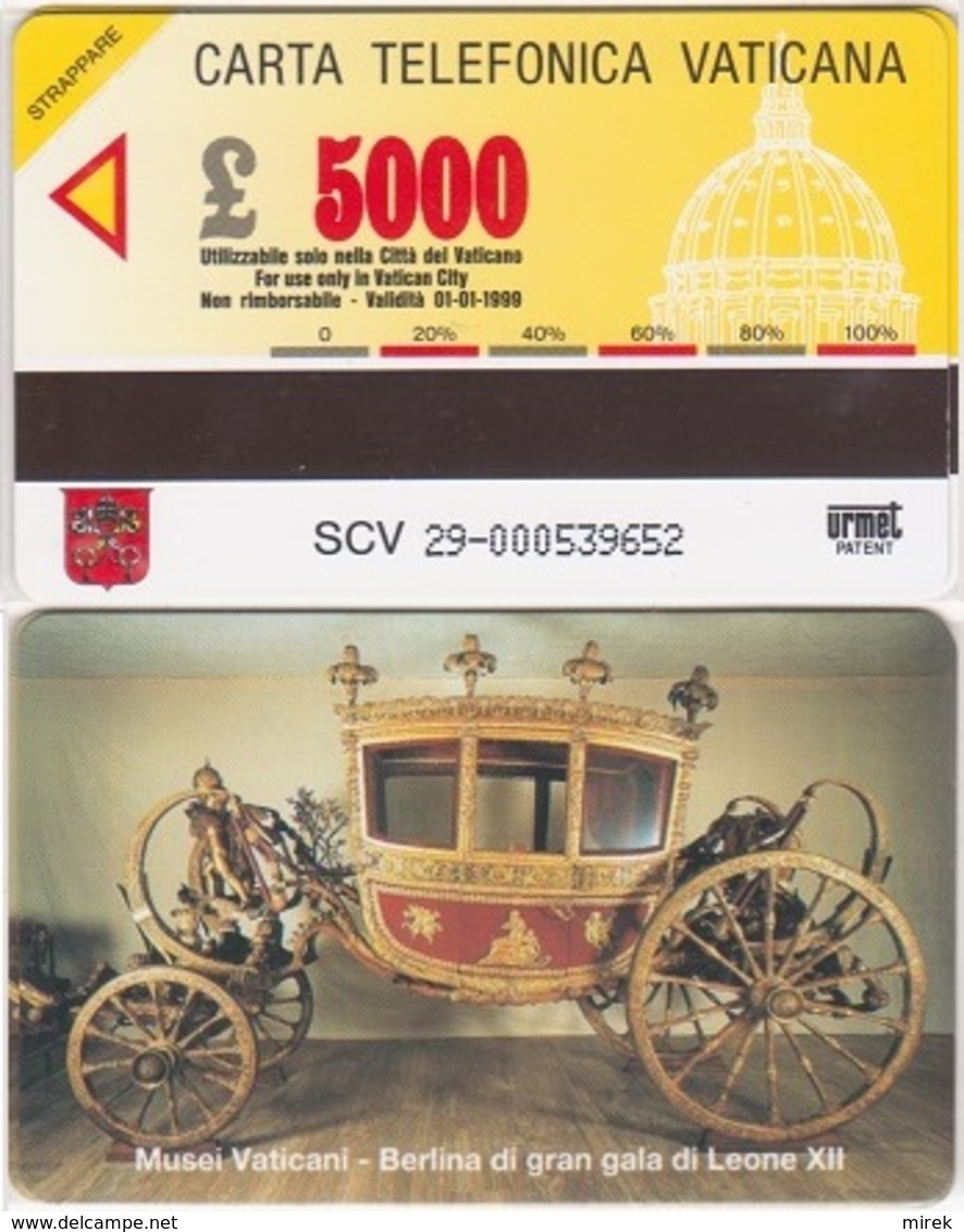 336/ Vatican; SCV 29. Pope's Carriage - Vatican