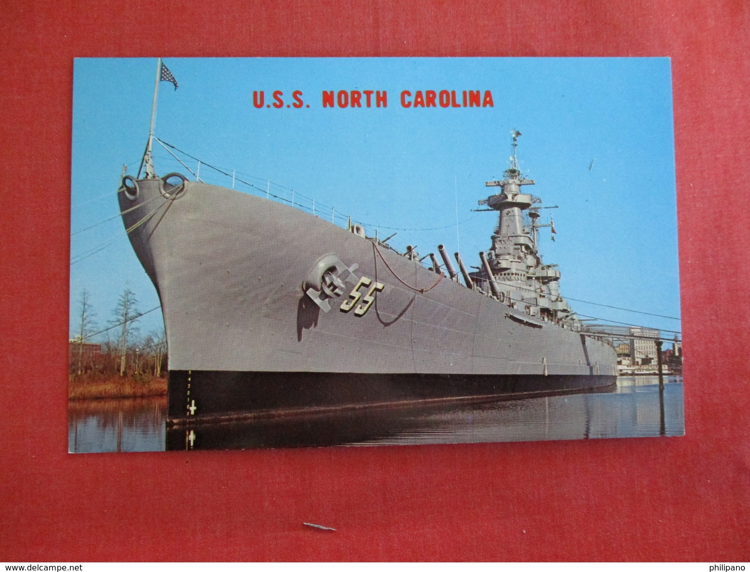 U.S.S. North Carolina    Ref 2887 - Warships