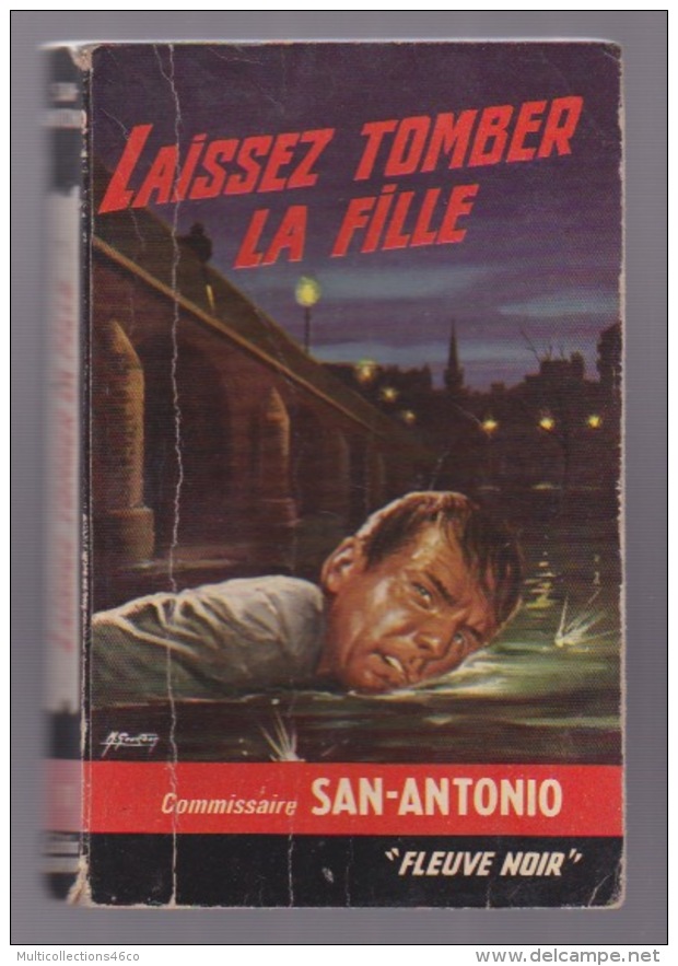 140318 - ROMAN SAN ANTONIO - 1965 LAISSEZ TOMBER LA FILLE - Fleuve Noir - San Antonio