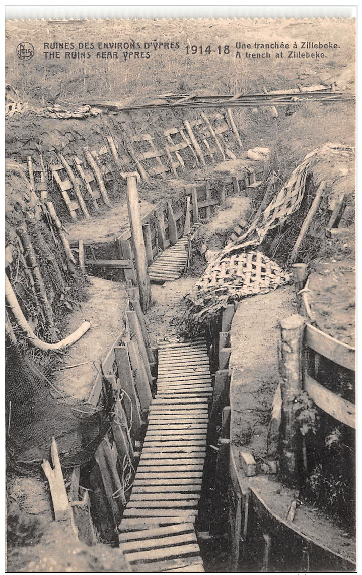 Ruines Des Environs D'Ypres - Une Tranchée à Zillebeke - Ieper