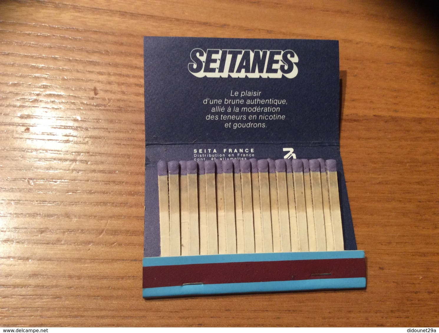 Pochette D'allumettes *x SEITA PO "SEITANES" (cigarettes) - Boites D'allumettes