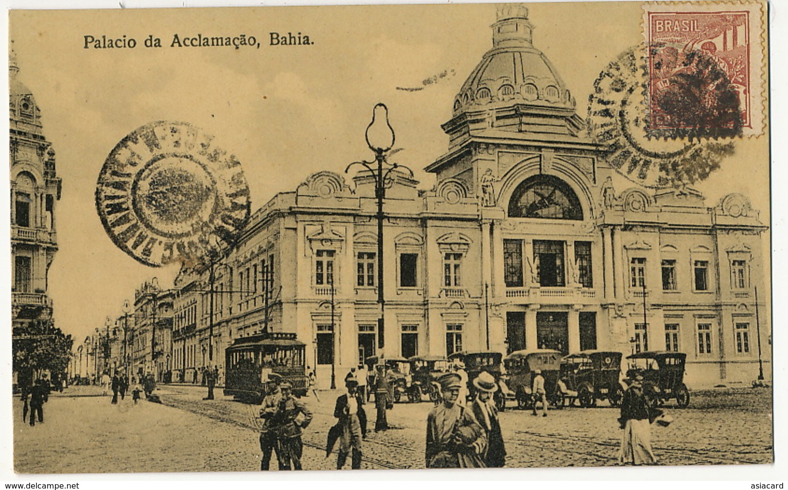 Bahia Palacio Da Acclamaçao  Edit Ribeiro Used To Trinidad Cuba Tramway Tram - Salvador De Bahia