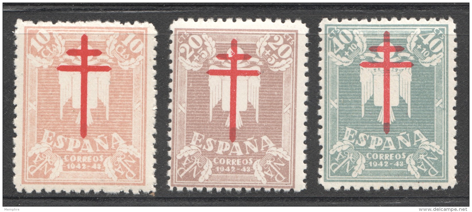 1942  Pour Les Tuberculeux  Ed 957-9  ** MNH - Unused Stamps