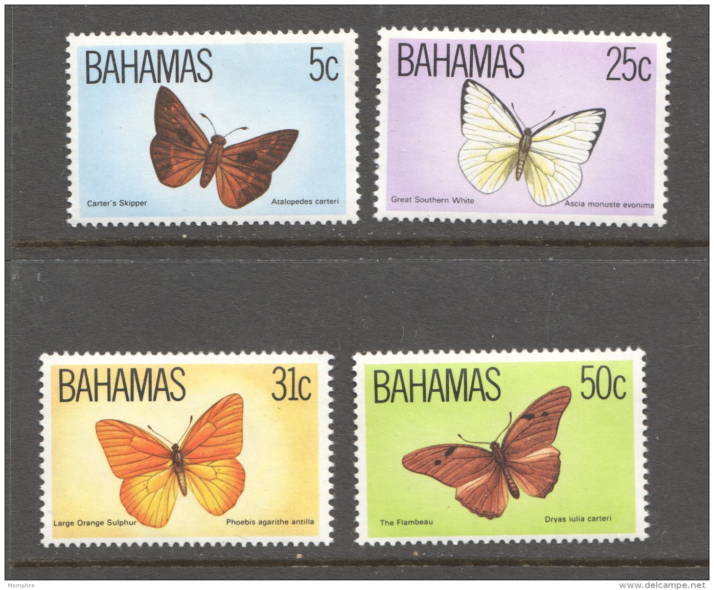 1983  Papillons  Série Complète  **  MNH - Bahama's (1973-...)