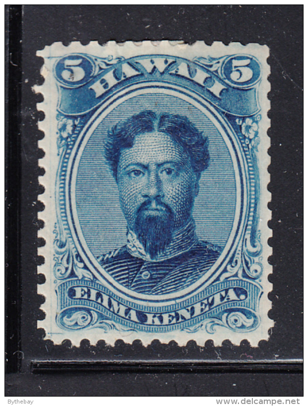 Hawaii 1864-86 MH Scott #32 5c King Kamehameha V - Hinge Remnent - Hawaï