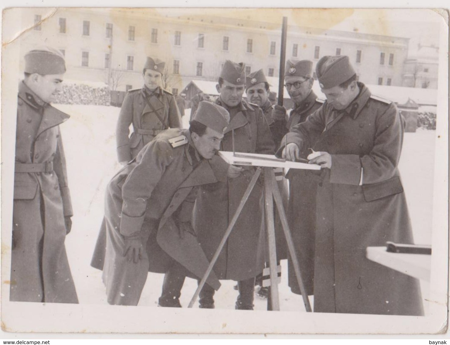 SERBIA , KINGDOM OF YUGOSLAVIA   -- SERBIAN ARMY  --  SOLDATEN,, OFFICER  --  ORIGINAL PHOTO   9 Cm X 6,5 Cm - Sonstige & Ohne Zuordnung