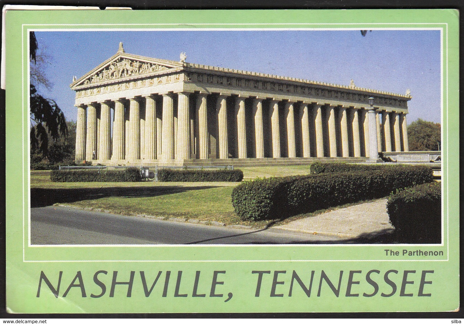 USA United States Nashville Tennesee 1989 / Nashville`s Parthenon - Nashville