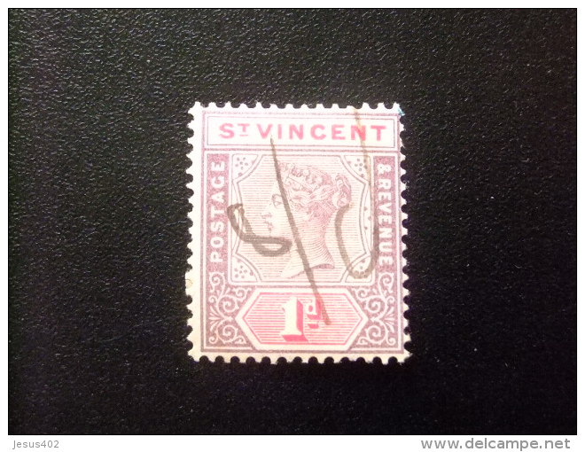 ST. VINCENT SAINT VINCENT 1899 REINE VICTORIA Yvert 47 FU- SG N 68 FU - St.Vincent (...-1979)