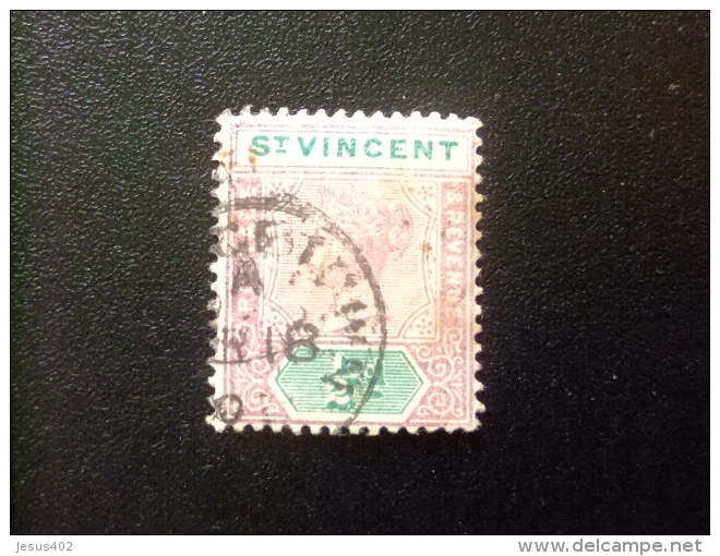 ST. VINCENT SAINT VINCENT 1899 REINE VICTORIA Yvert 46 FU- SG N 67 FU - St.Vincent (...-1979)