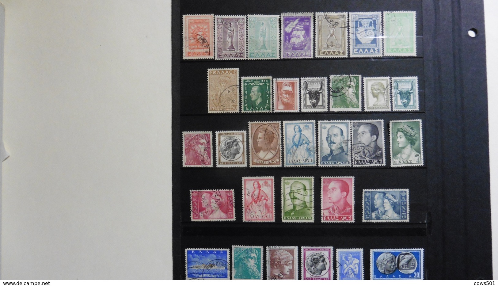 Grèce  :32  Timbres Oblitérés - Collections