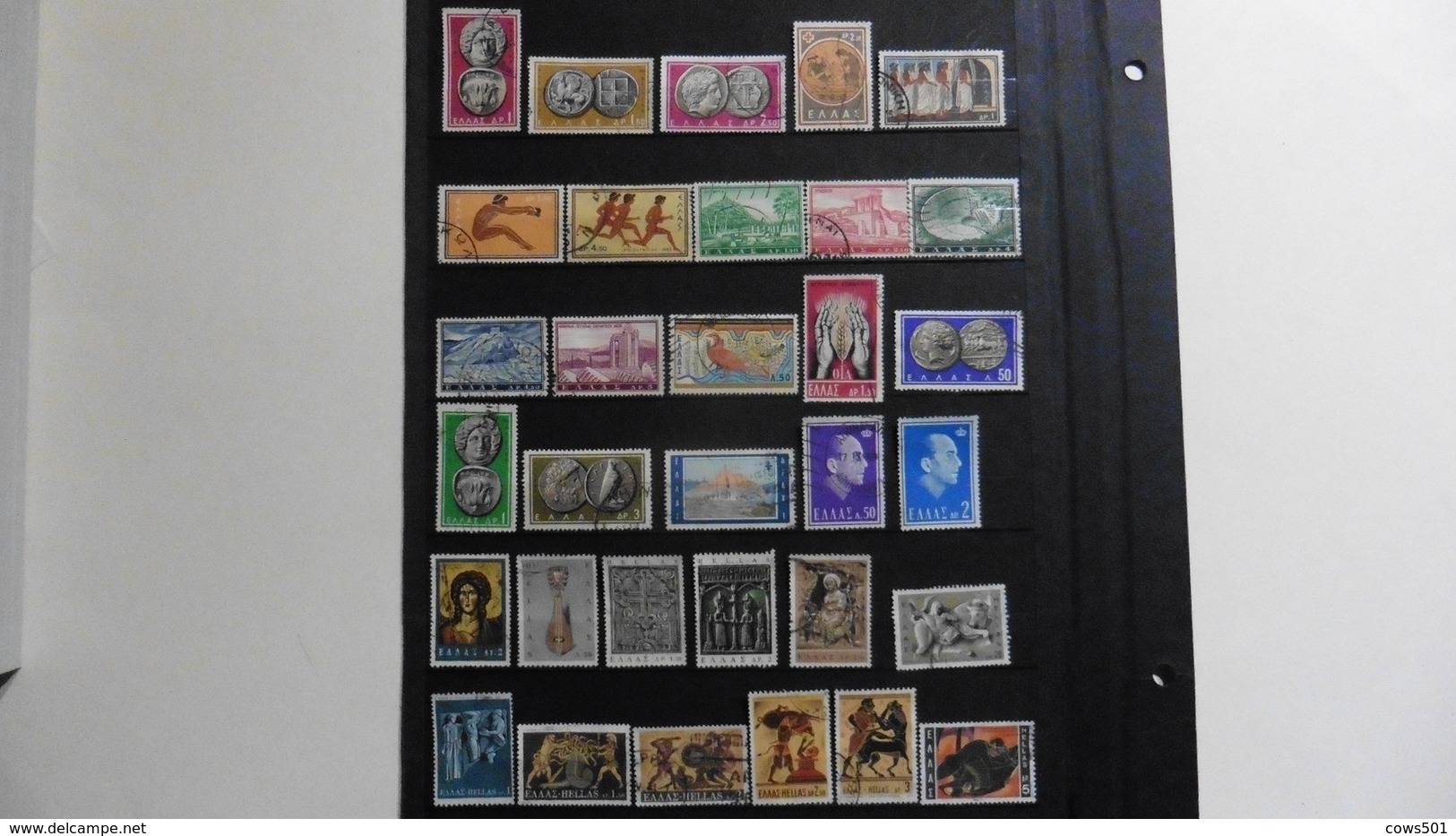 Grèce  :32  Timbres Oblitérés - Collections