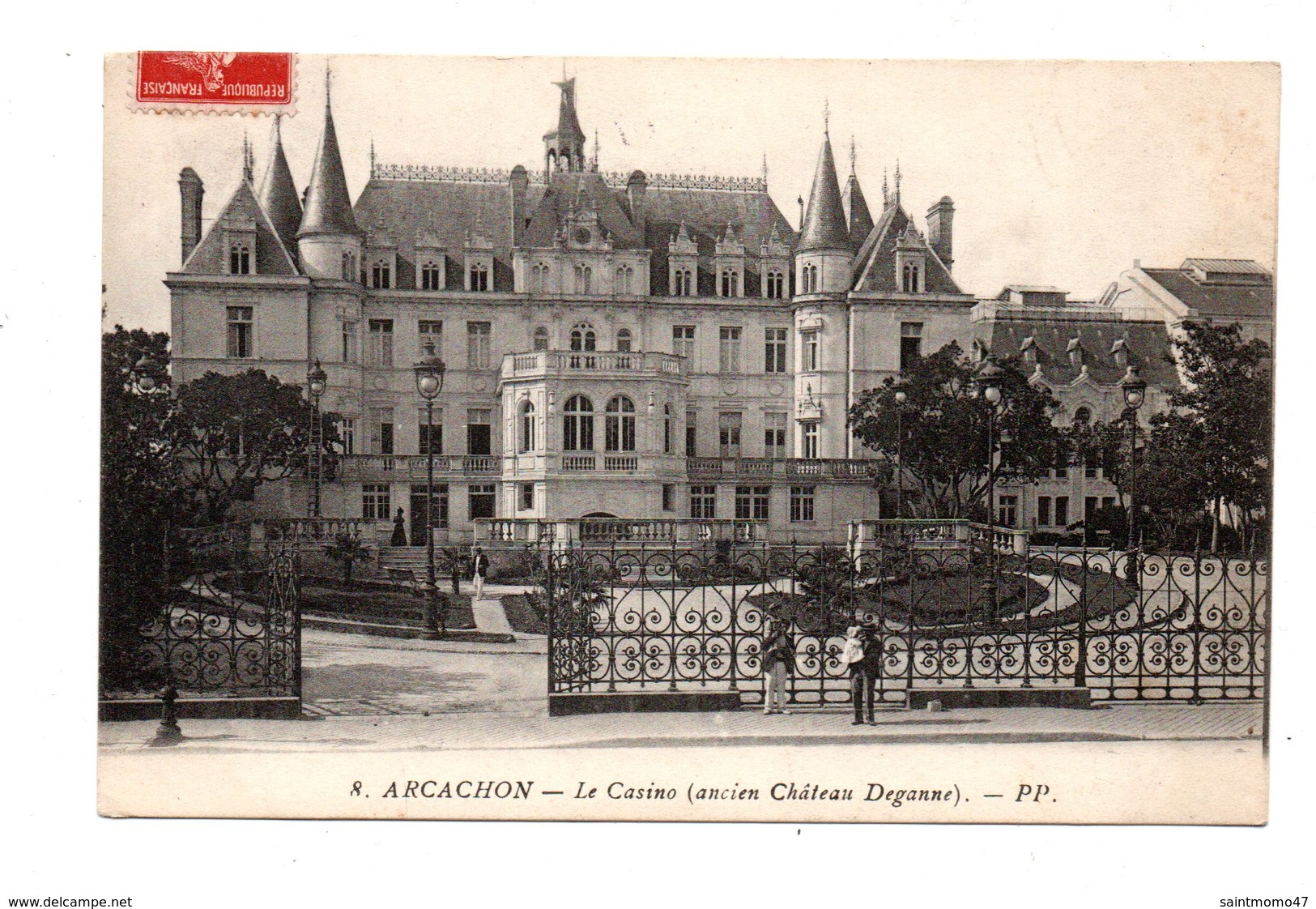 33 - ARCACHON . LE CASINO . ANCIEN CHÂTEAU DEGANNE - Réf. N°8251 - - Arcachon