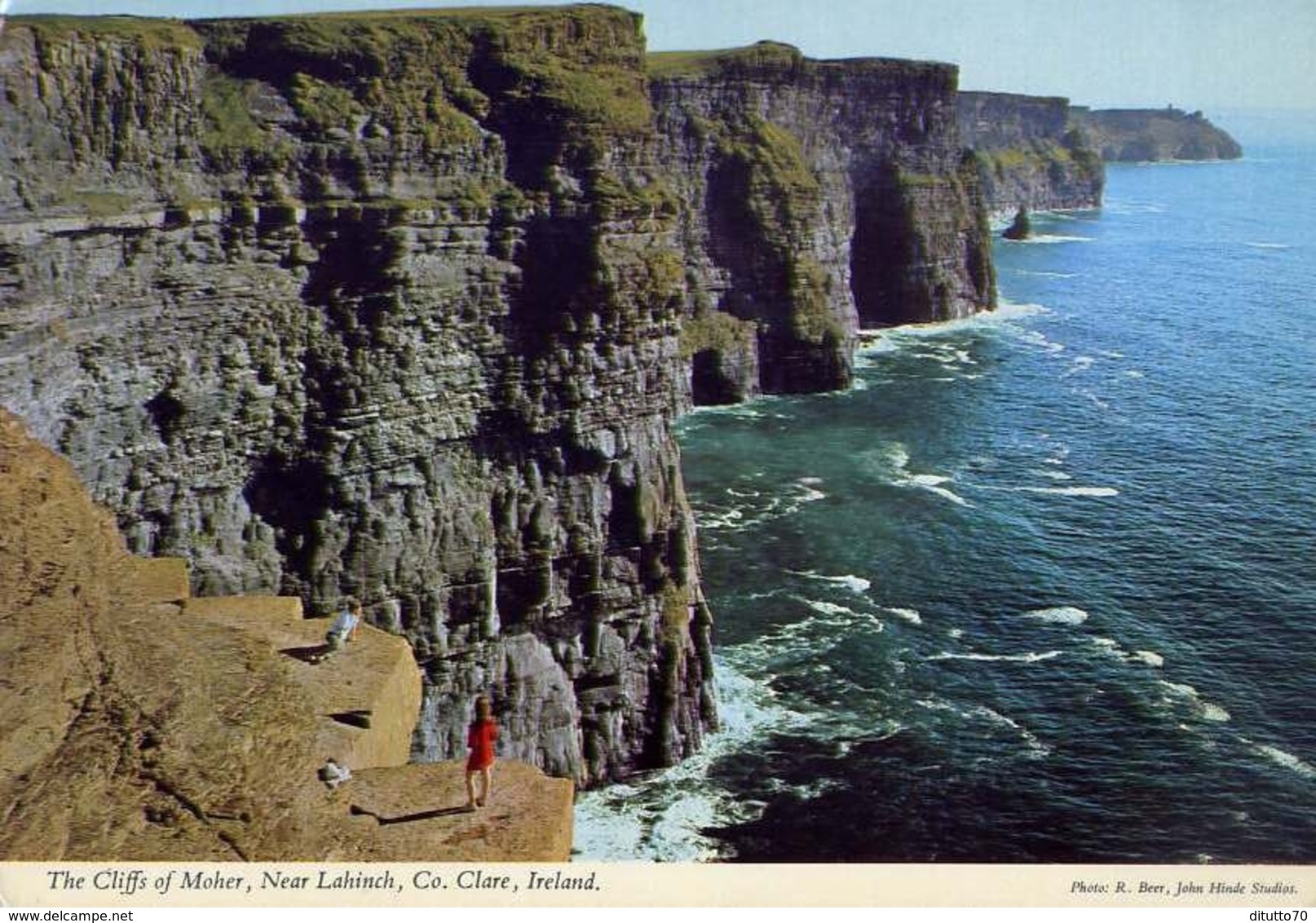 The Cliffs Of Moher - Near Lahinch - Co Clare - Ireland - Formato Grande Viaggiata – E 4 - Mondo