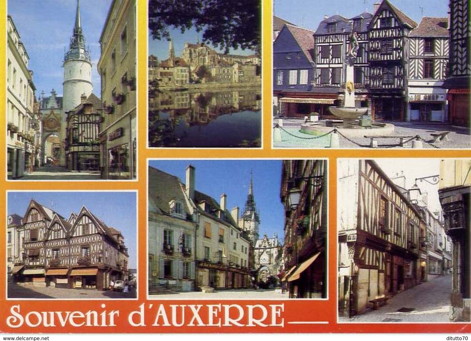 Souvenir D'auxerre - - Yonne - Formato Grande Non Viaggiata – E 4 - Mondo