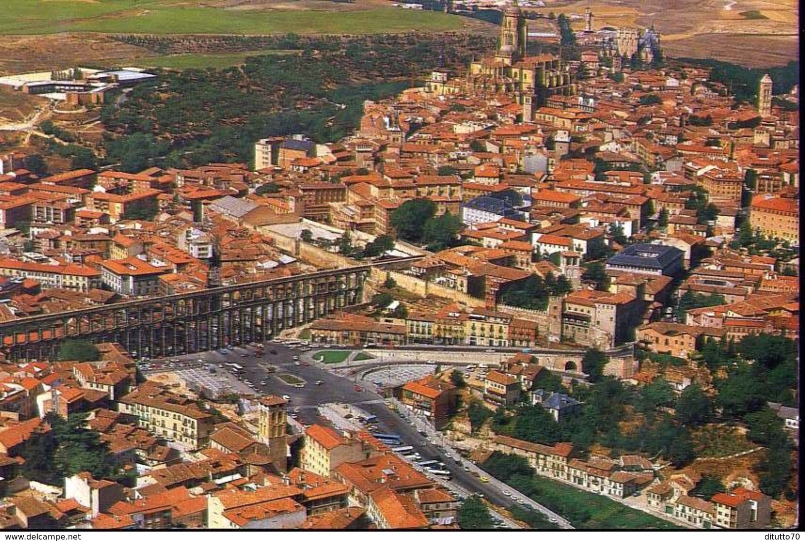 Segovia - Vista Aerea - Formato Grande Viaggiata – E 4 - Mondo