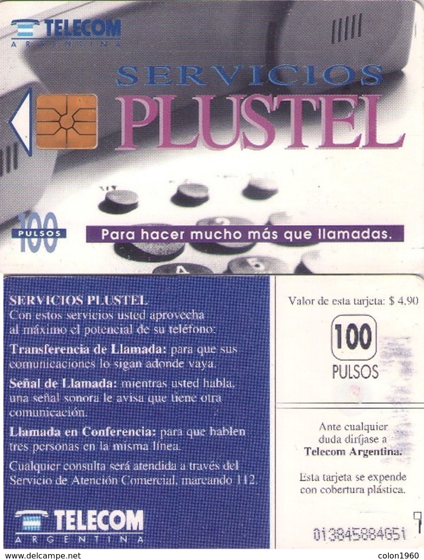 TARJETA TELEFONICA DE ARGENTINA. PLUSTEL (221) - Argentina