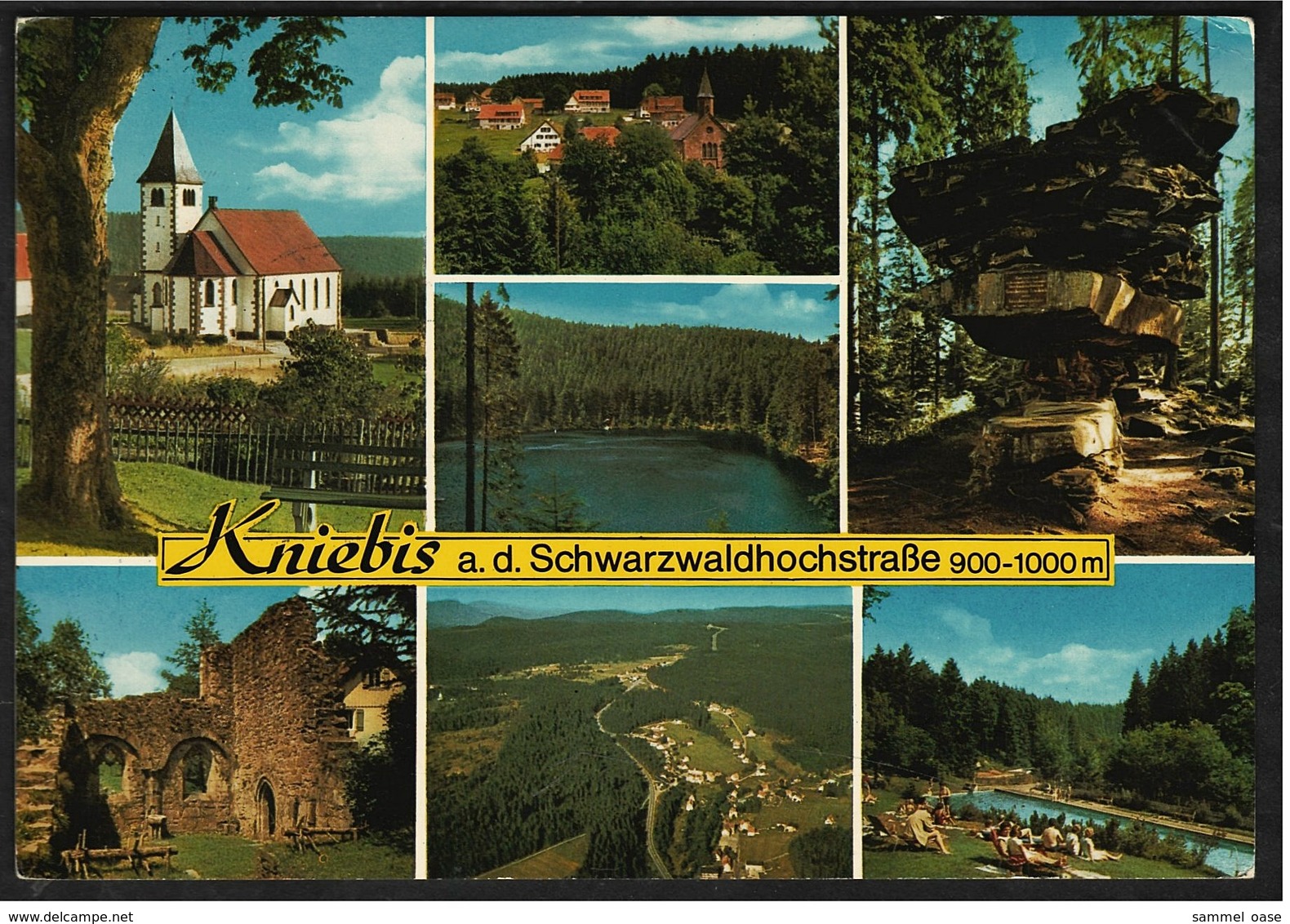 Kniebis A. D. Schwarzwaldhochstrasse  -  Mehrbild-Ansichtskarte Ca. 1971    (8397) - Bad Peterstal-Griesbach