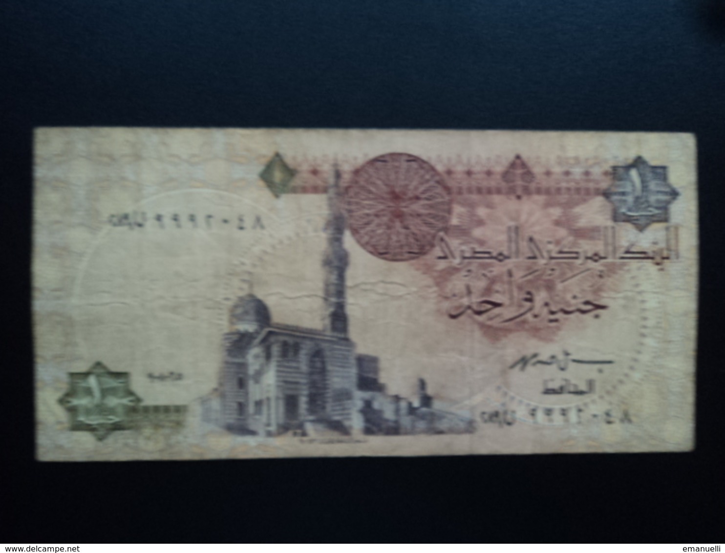 EGYPTE : 1 POUND  08 / 06 / (19)95  P 50e   TTB - Egypte