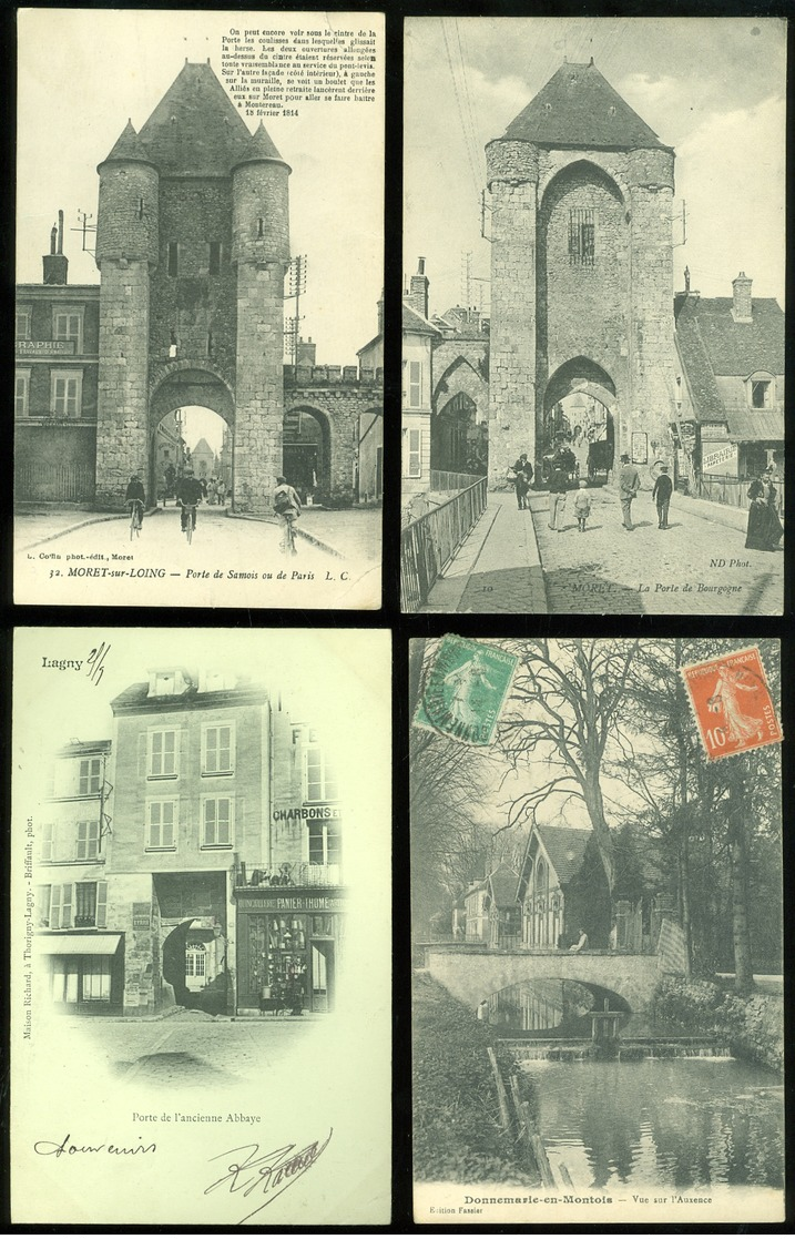 Beau lot de 60 cartes postales de France  Seine - et - Marne  Mooi lot van 60 postkaarten van Frankrijk ( 77) - 60 scans