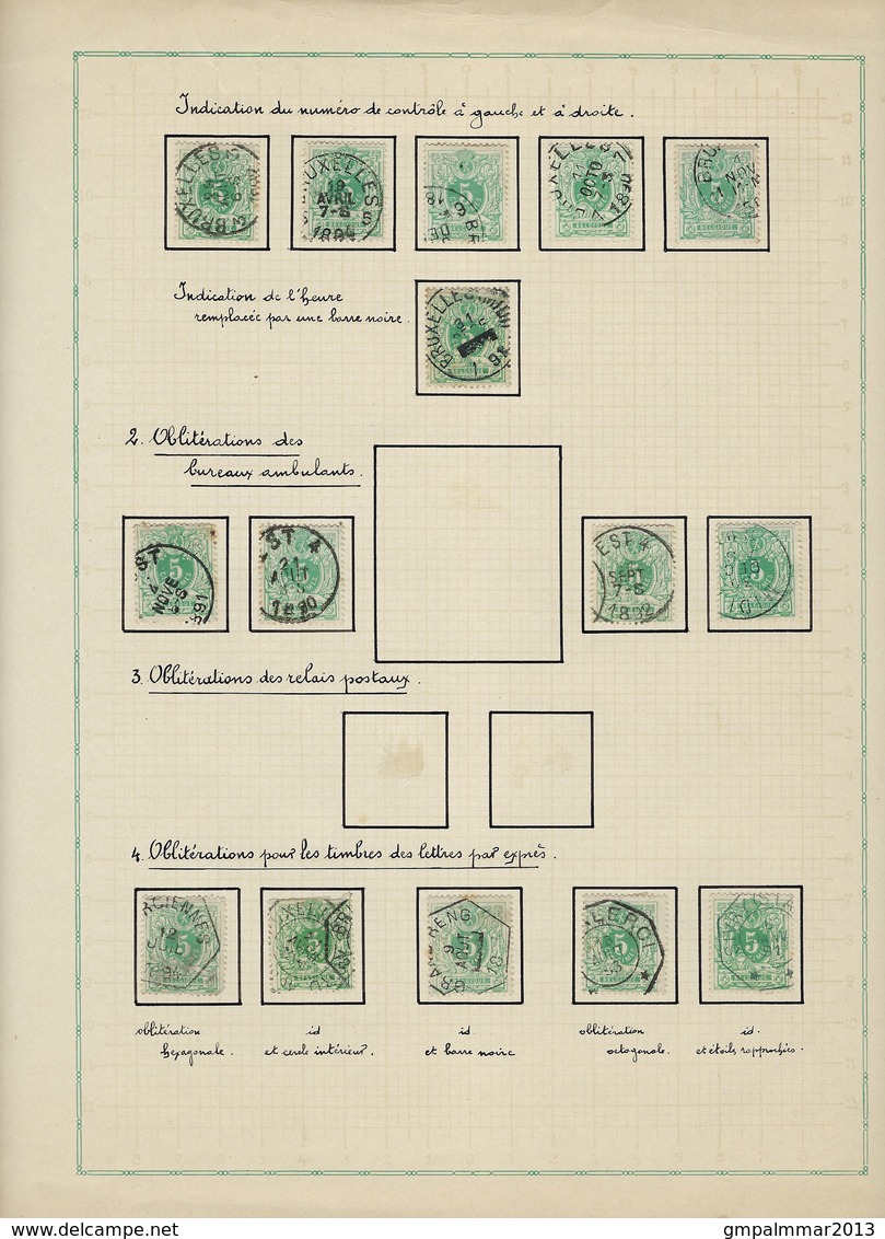 INDRUKWEKKENDE Studie (circa 300 Zegels) Op Nr. 45 Met Variëteiten En Curiositeiten (zie 20 Scans) ! LOT 192 ! - 1869-1888 Lion Couché