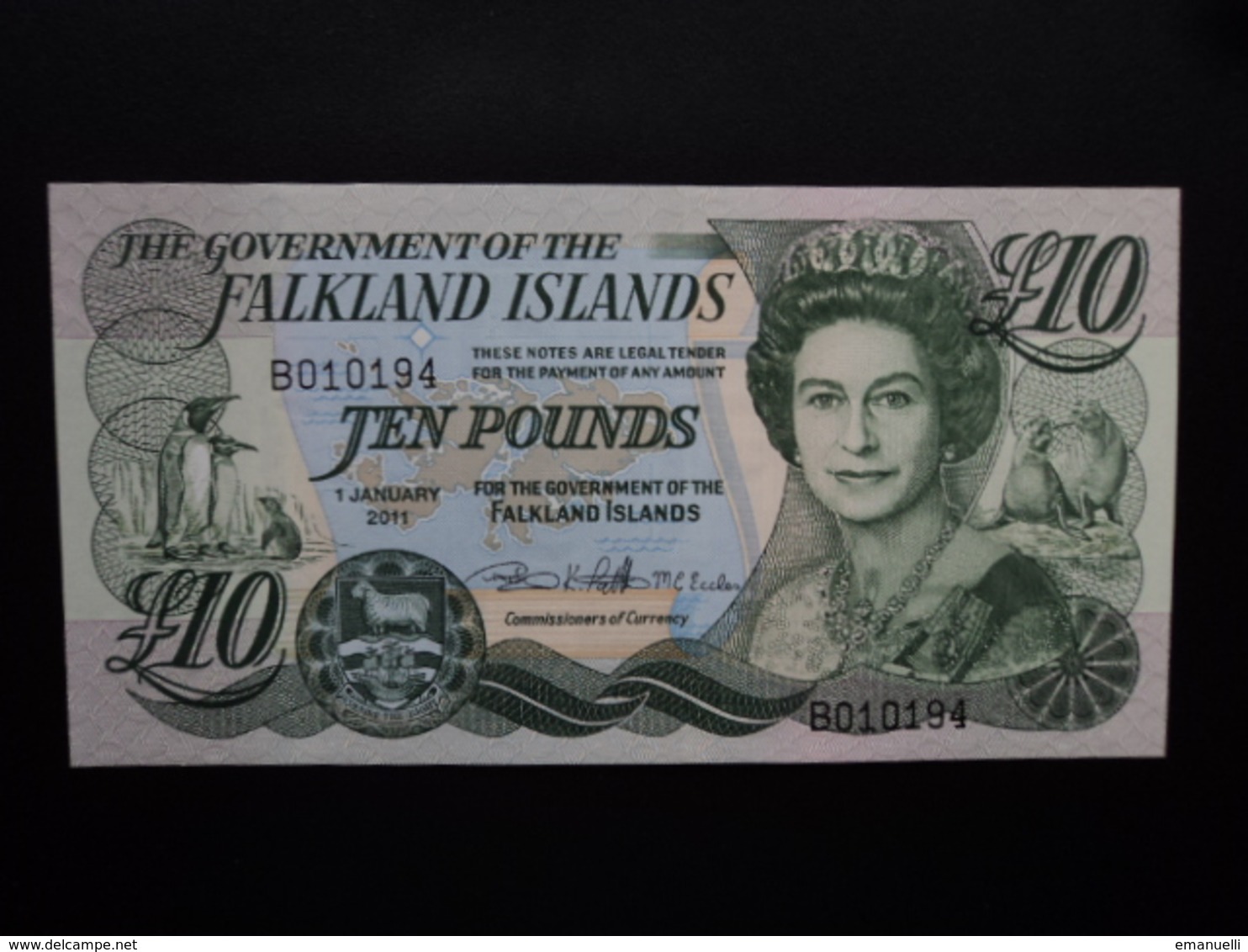 FALKLAND : 10 POUNDS  1.1.2011  P 18   NEUF - Falkland Islands