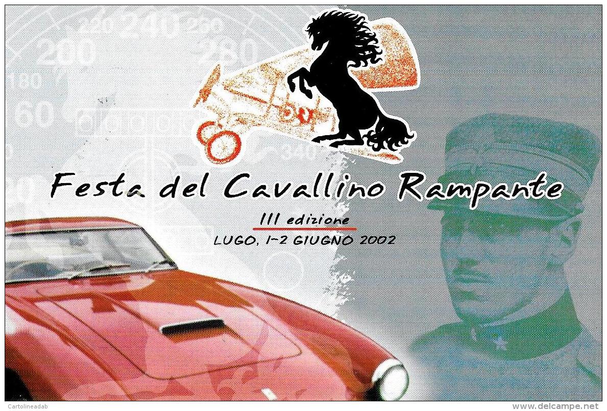 [MD1247] CPM - RAVENNA - LUGO - FESTA DEL CAVALLINO RAMPANTE FERRARI - CON ANNULLO 2.6.2002 - Non Viaggiata - Ravenna