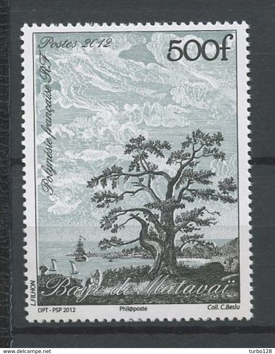 POLYNESIE 2012 N° 1012 ** Neuf MNH Superbe Art Gravure Ancienne Vue De La Baye De Matavaï à Otahiti Paysage Landscape - Unused Stamps